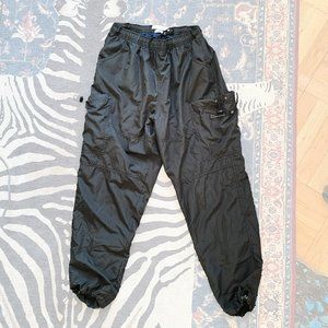 Men’s Trackpants Oversized Black w/Mesh Lining Size L Urban Outfitters